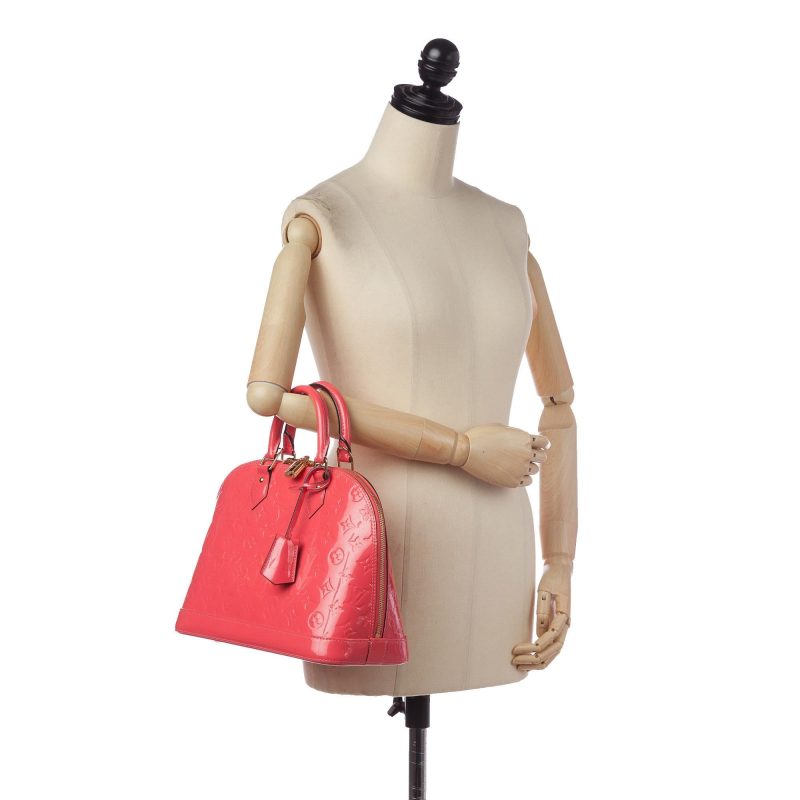 Louis Vuitton Monogram Vernis Alma PM (SHG-34306) - Barde - Image 6