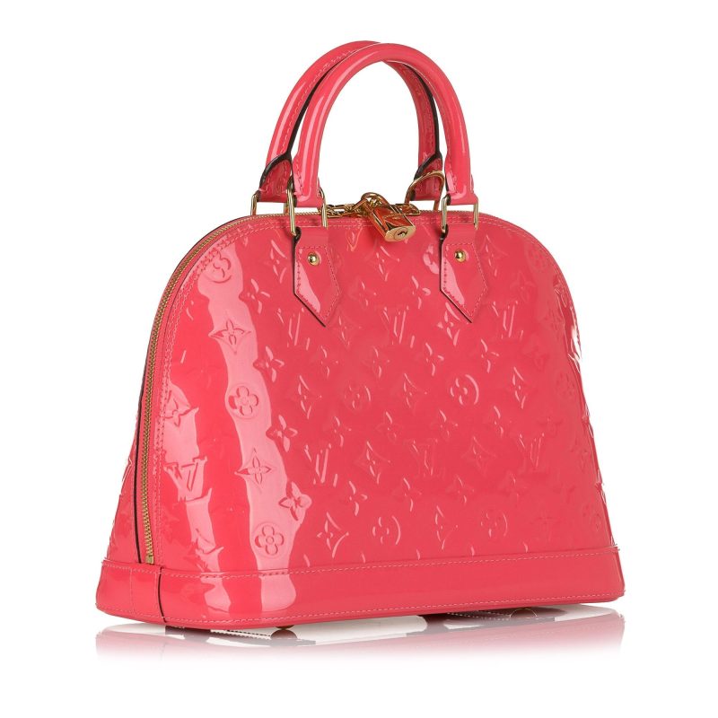 Louis Vuitton Monogram Vernis Alma PM (SHG-34306) - Barde - Image 2