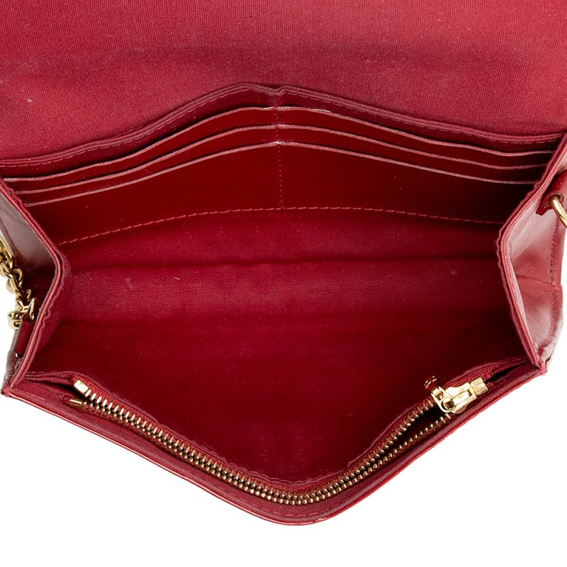 Louis Vuitton Monogram Vernis Bel Air Clutch (SHF-22065) - Barde - Image 7
