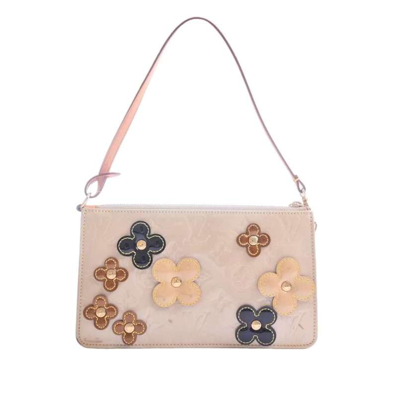 Louis Vuitton Monogram Vernis Fleurs Lexington Pochette (SHG-37531) - Barde - Image 3