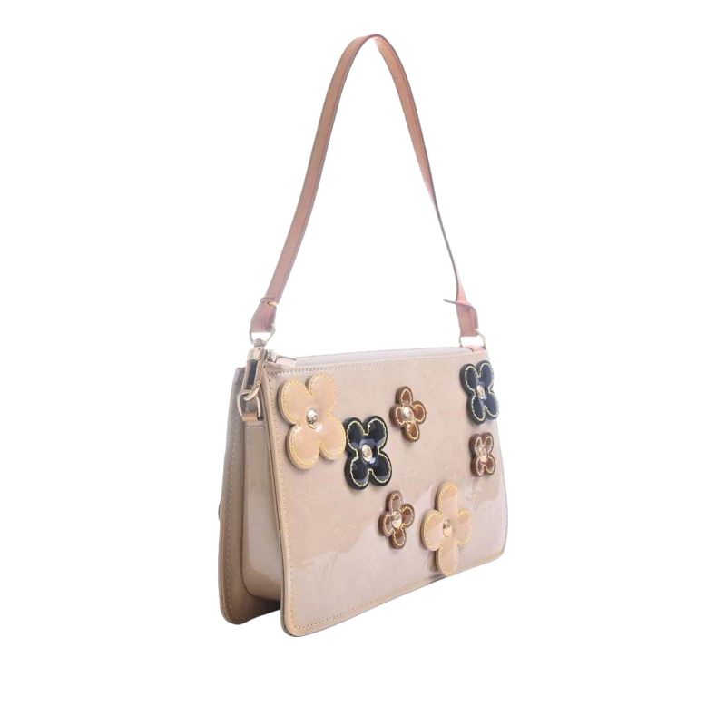 Louis Vuitton Monogram Vernis Fleurs Lexington Pochette (SHG-37531) - Barde - Image 2