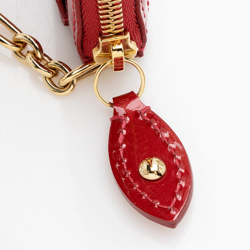 Louis Vuitton Monogram Vernis Key Pouch (SHF-22157) - Barde - Image 8