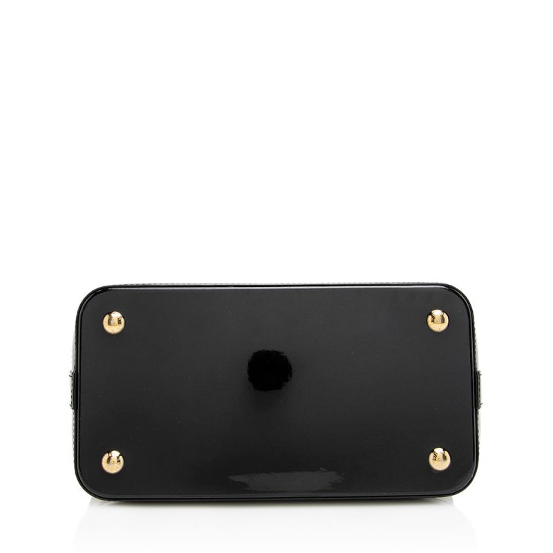 Louis Vuitton Monogram Vernis Lockit PM Satchel (SHF-21754) - Barde - Image 4