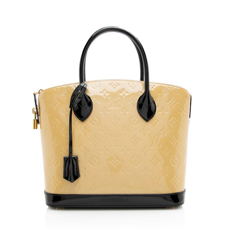 Louis Vuitton Monogram Vernis Lockit PM Satchel (SHF-21754) - Barde