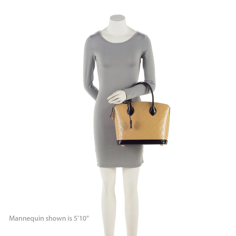 Louis Vuitton Monogram Vernis Lockit PM Satchel (SHF-21754) - Barde - Image 5