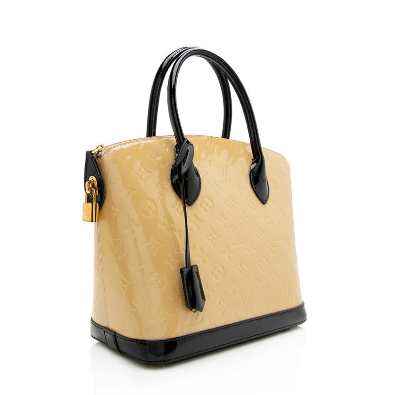 Louis Vuitton Monogram Vernis Lockit PM Satchel (SHF-21754) - Barde - Image 2
