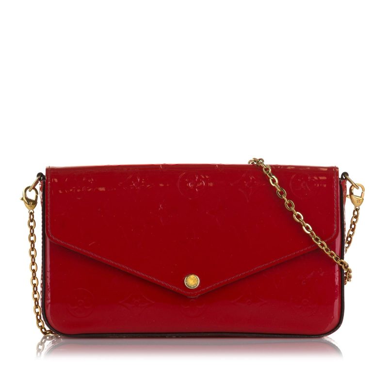 Louis Vuitton Monogram Vernis Pochette Felicie (SHG-GgZlqY) - Barde