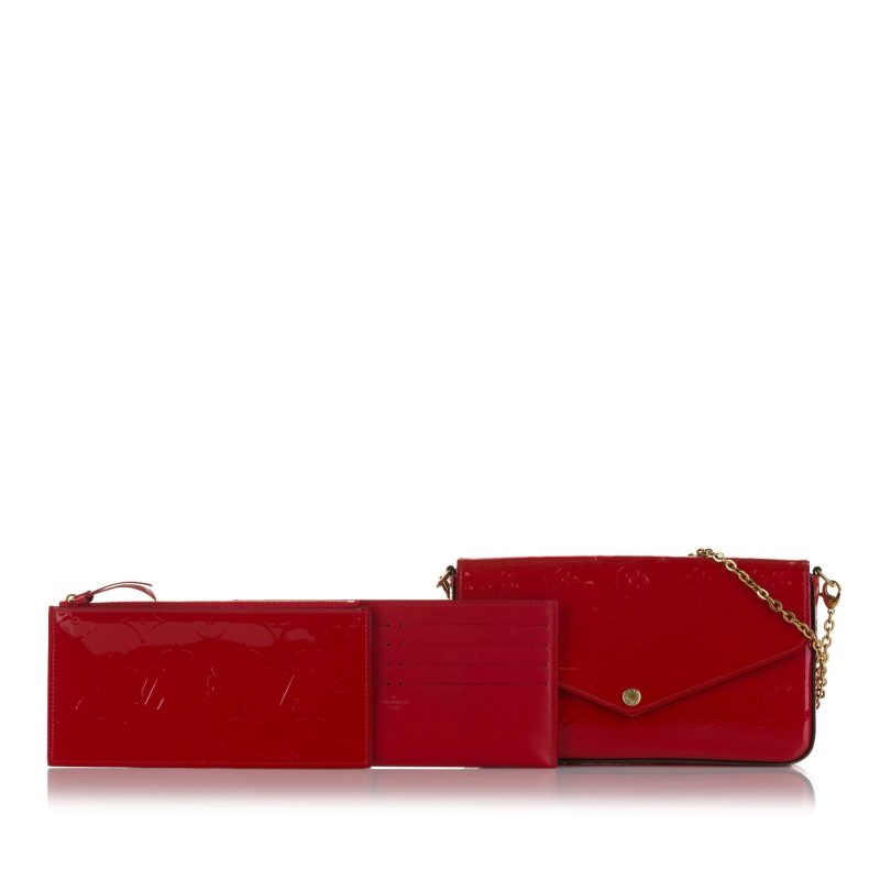 Louis Vuitton Monogram Vernis Pochette Felicie (SHG-GgZlqY) - Barde - Image 5