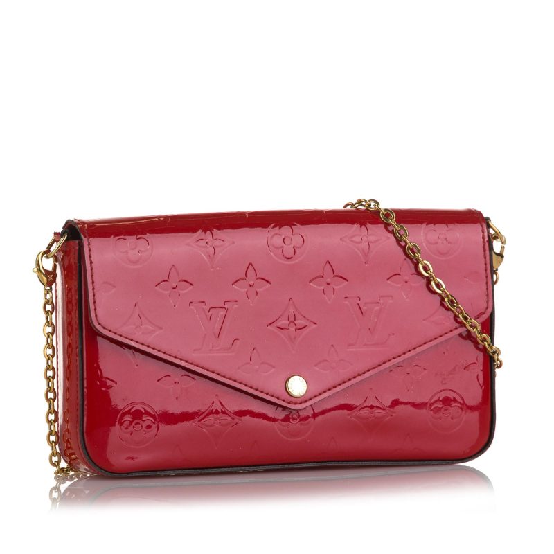 Louis Vuitton Monogram Vernis Pochette Felicie (SHG-GgZlqY) - Barde - Image 2