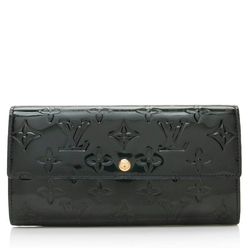 Louis Vuitton Monogram Vernis Sarah Wallet (SHF-22290) - Barde