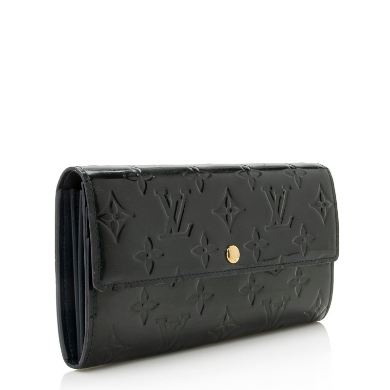 Louis Vuitton Monogram Vernis Sarah Wallet (SHF-22290) - Barde - Image 2