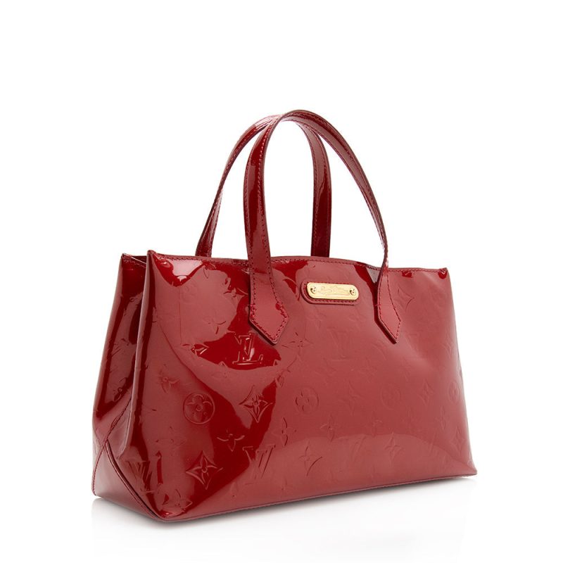 Louis Vuitton Monogram Vernis Wilshire PM Satchel (SHF-21149) - Barde - Image 2
