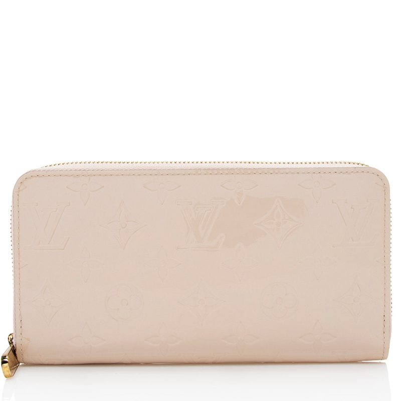 Louis Vuitton Monogram Vernis Zippy Wallet (SHF-21884) - Barde