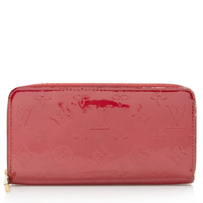 Louis Vuitton Monogram Vernis Zippy Wallet (SHF-22316) - Barde