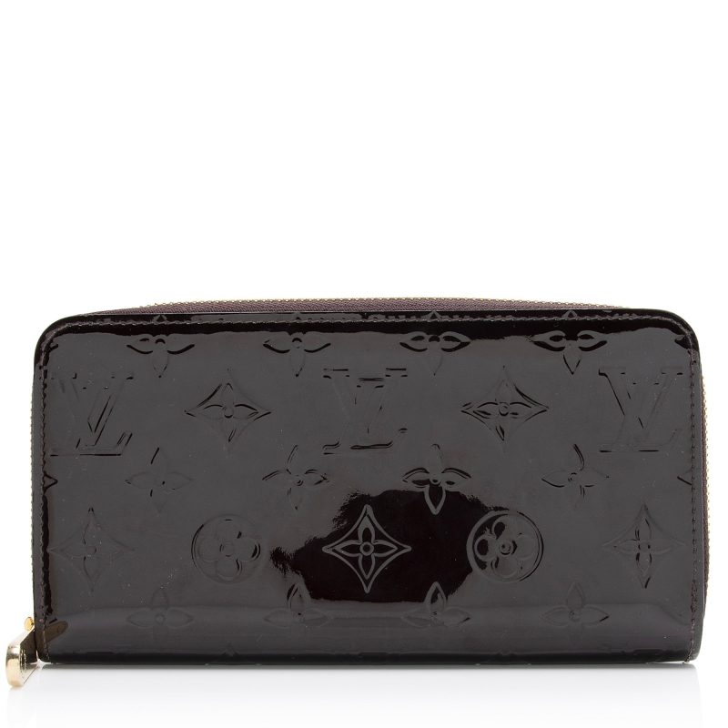 Louis Vuitton Monogram Vernis Zippy Wallet (SHF-23541) - Barde
