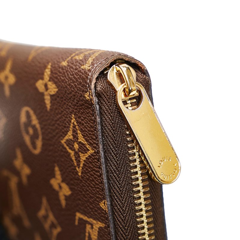 Louis Vuitton Monogram Zippy Wallet (SHG-37177) - Barde - Image 9