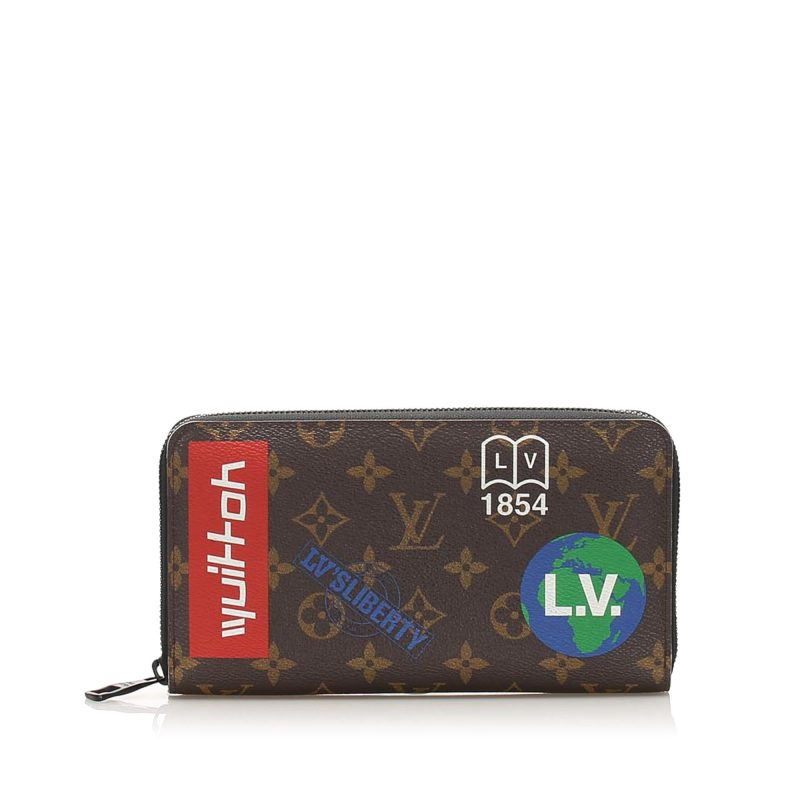 Louis Vuitton Printed Monogram Long Wallet (SHG-37391) - Barde