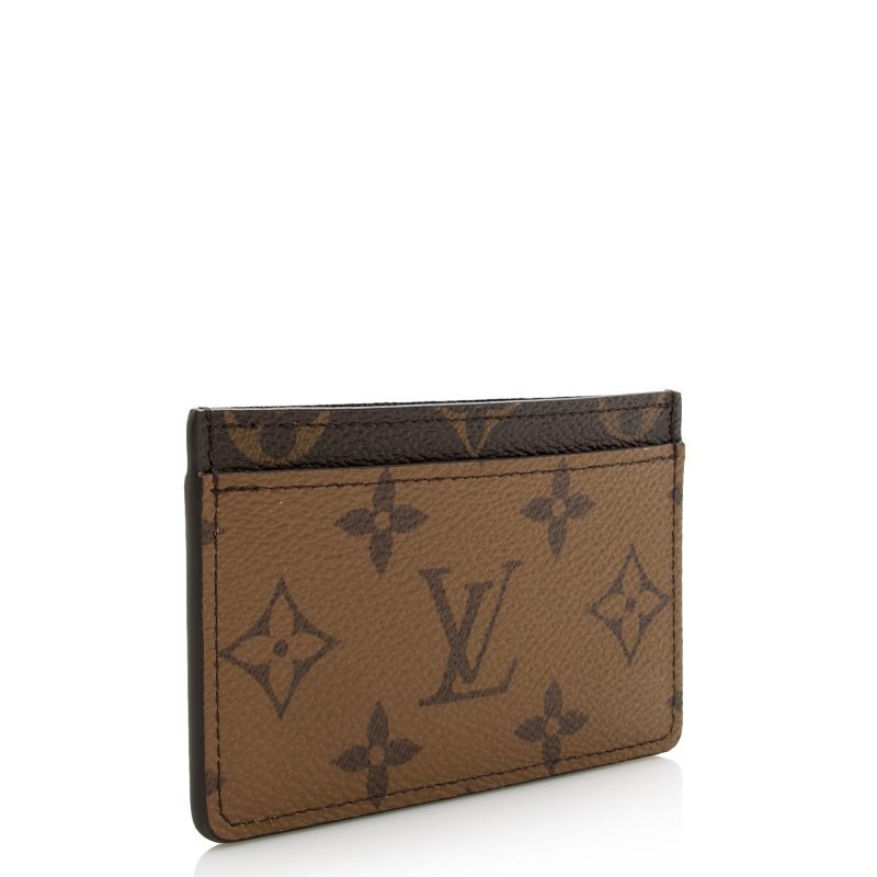 Louis Vuitton Reverse Monogram Card Holder (SHF-22590) - Barde - Image 2
