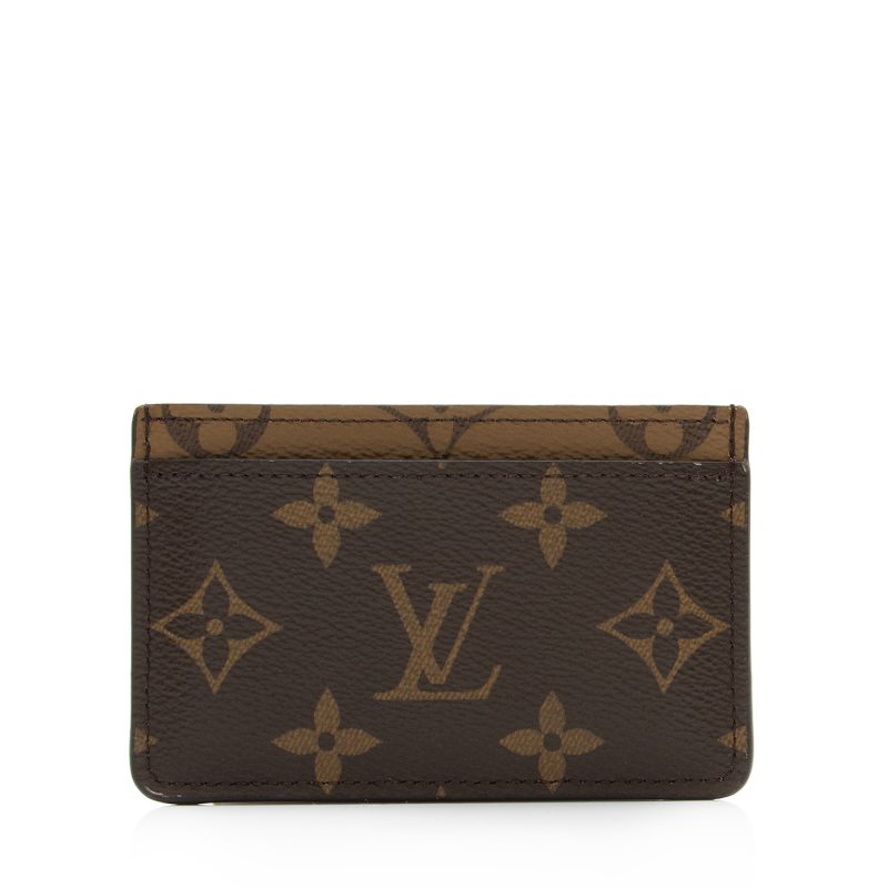 Louis Vuitton Reverse Monogram Card Holder (SHF-23150) - Barde - Image 3