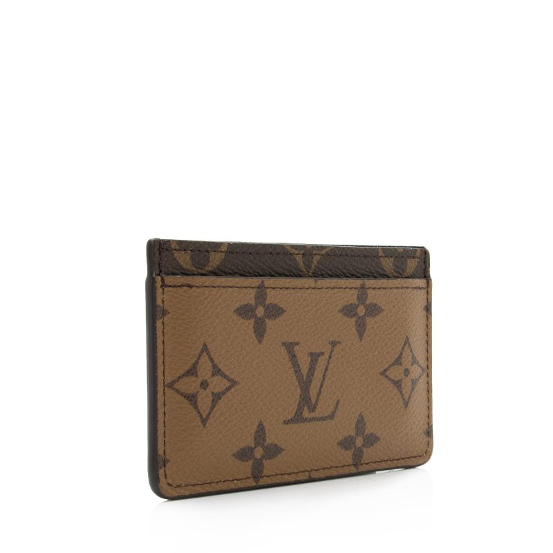 Louis Vuitton Reverse Monogram Card Holder (SHF-23150) - Barde - Image 2