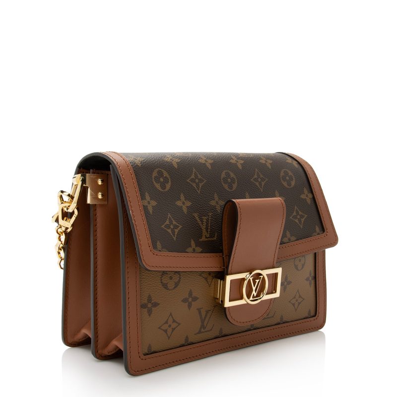 Louis Vuitton Reverse Monogram Dauphine MM Shoulder Bag (SHF-22333) - Barde - Image 2