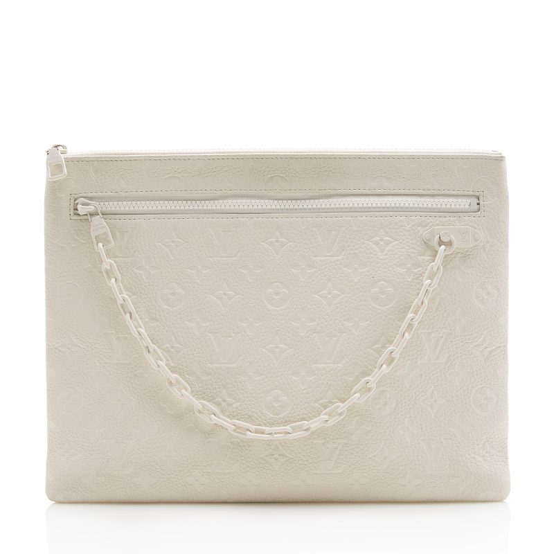 Louis Vuitton Taurillon Monogram Solar Ray A4 Pouch (SHF-22981) - Barde