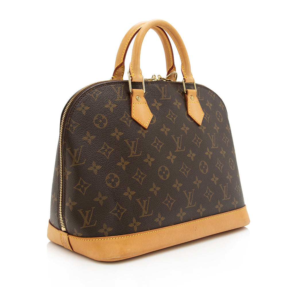 Louis Vuitton Vintage Monogram Canvas Alma PM Satchel (SHF-17770) - Barde - Image 2