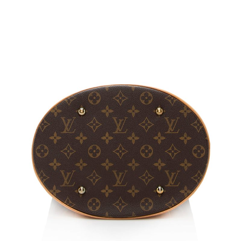 Louis Vuitton Vintage Monogram Canvas Bucket GM Tote (SHF-21446) - Barde - Image 4