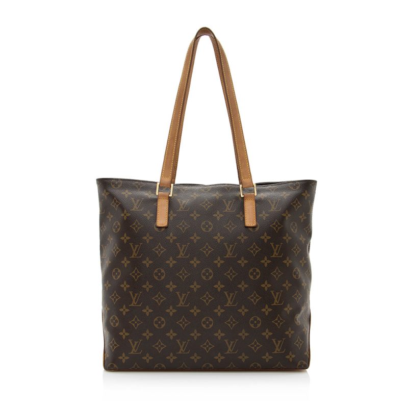 Louis Vuitton Vintage Monogram Canvas Cabas Mezzo Tote (SHF-21400) - Barde