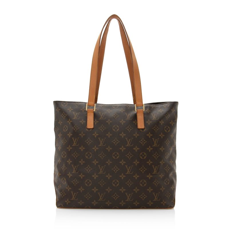 Louis Vuitton Vintage Monogram Canvas Cabas Mezzo Tote (SHF-22165) - Barde