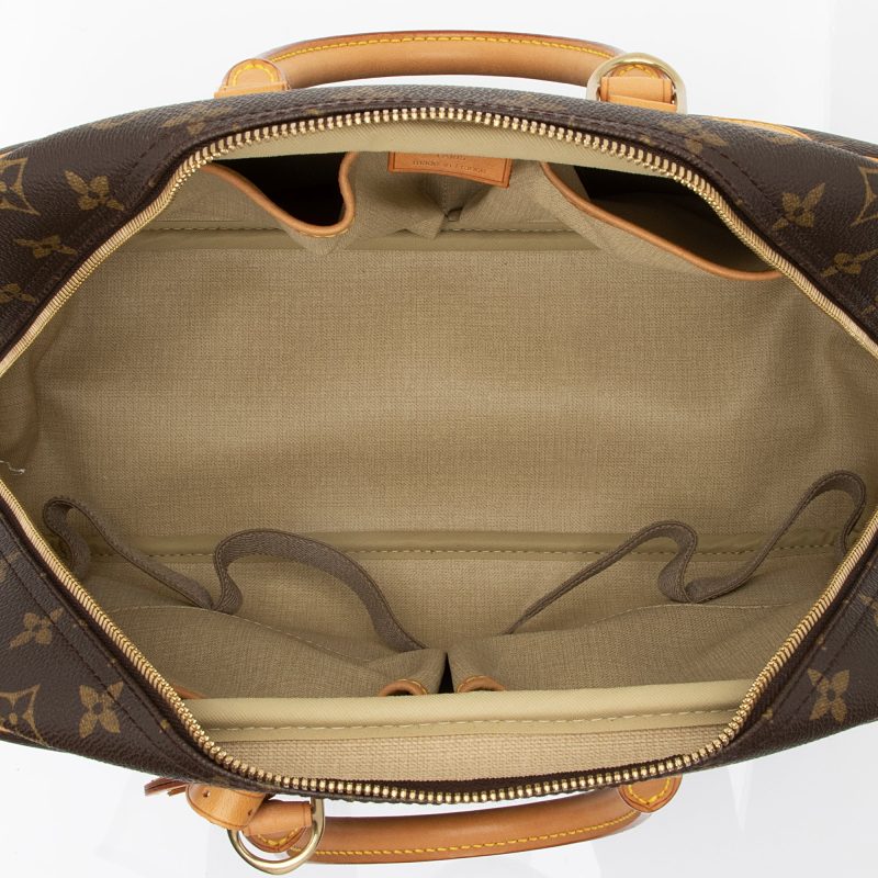 Louis Vuitton Vintage Monogram Canvas Deauville Satchel (SHF-23319) - Barde - Image 7