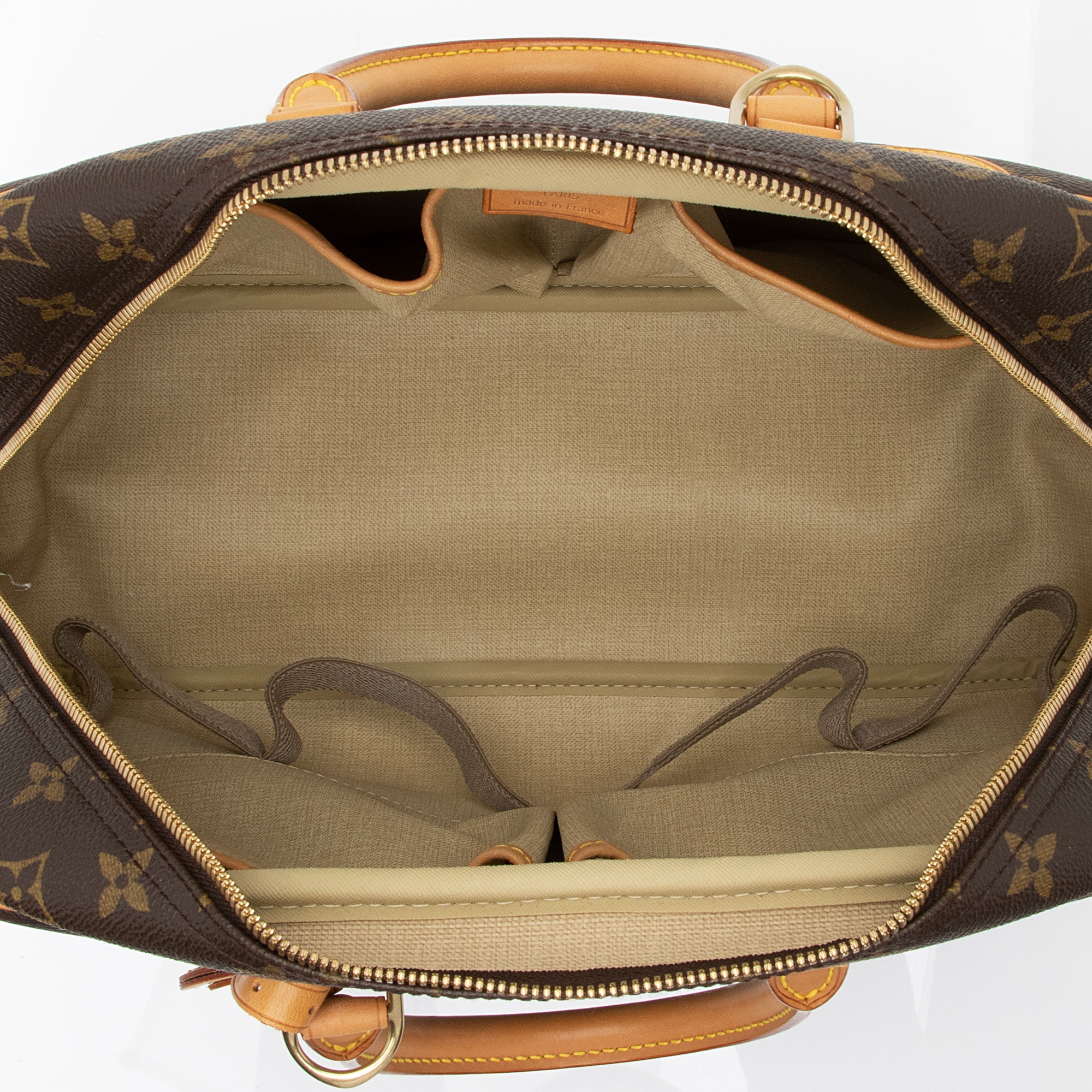 Louis Vuitton Vintage Monogram Canvas Deauville Satchel (SHF-23319) - Barde - Image 7