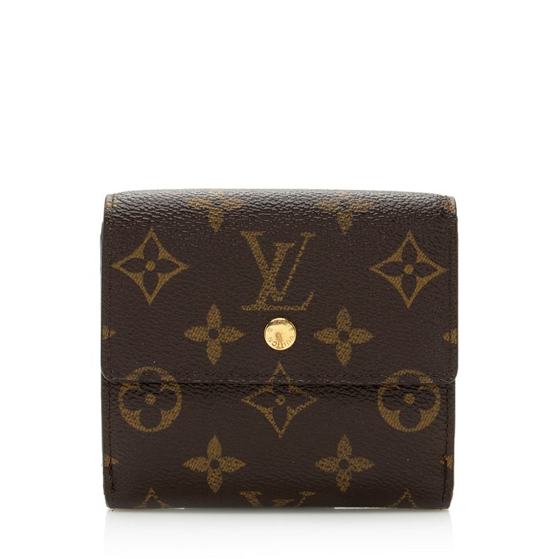 Louis Vuitton Vintage Monogram Canvas Elise Wallet (SHF-21522) - Barde