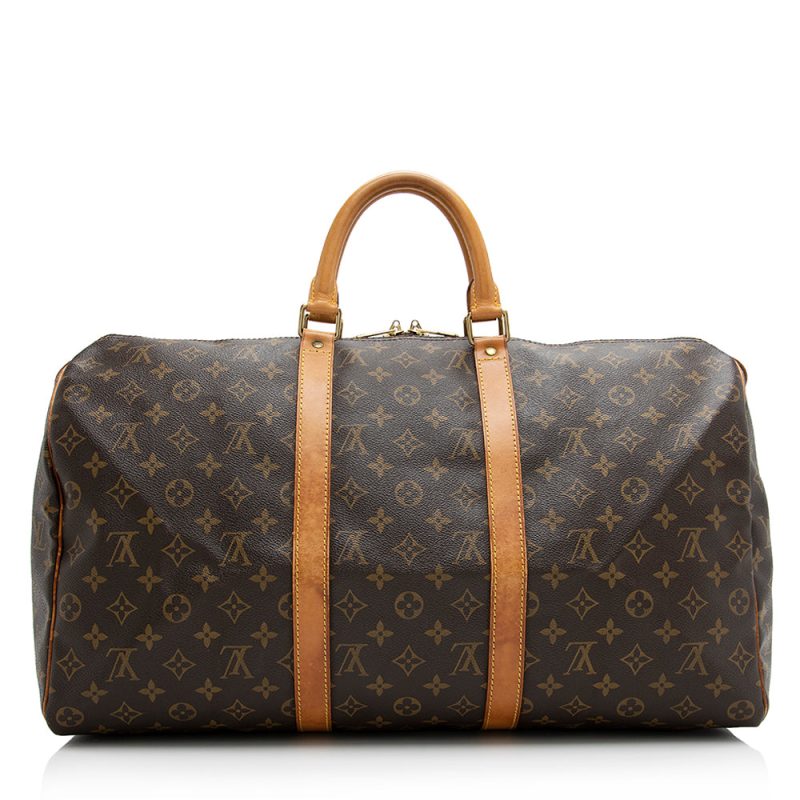 Louis Vuitton Vintage Monogram Canvas Keepall 50 Duffel Bag (SHF-21185) - Barde - Image 3