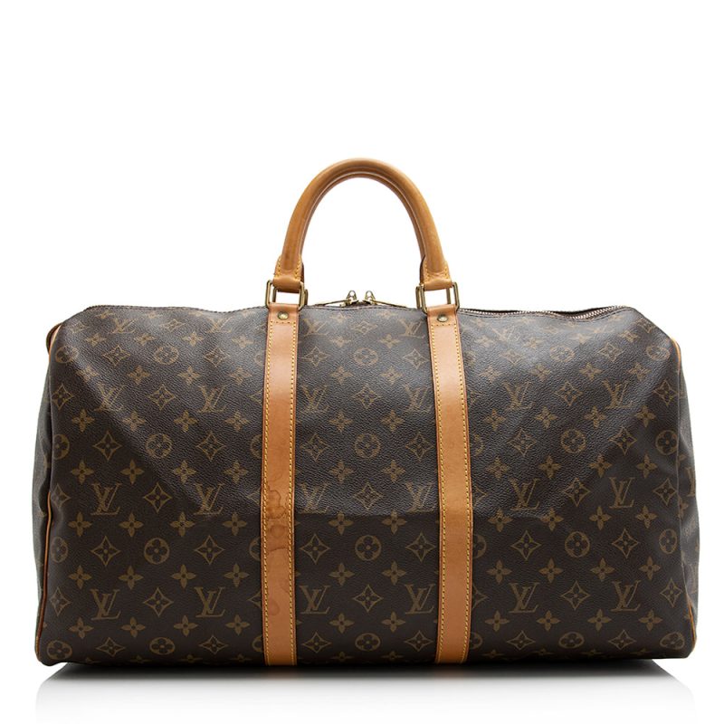 Louis Vuitton Vintage Monogram Canvas Keepall 50 Duffel Bag (SHF-21185) - Barde