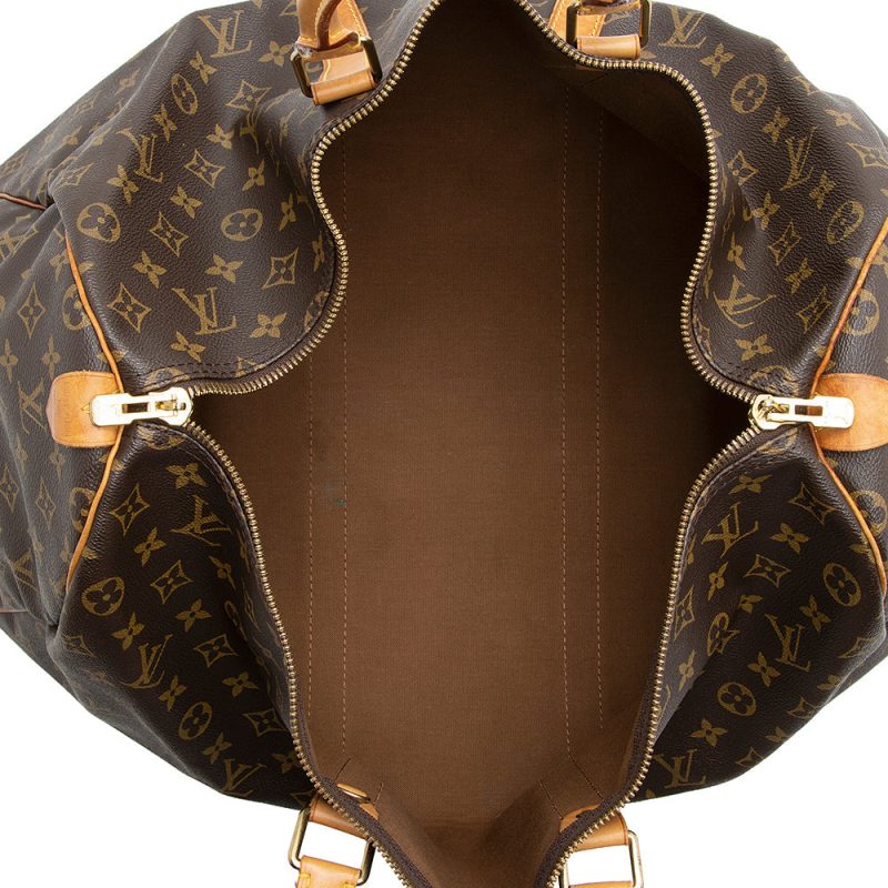 Louis Vuitton Vintage Monogram Canvas Keepall 50 Duffel Bag (SHF-21185) - Barde - Image 7
