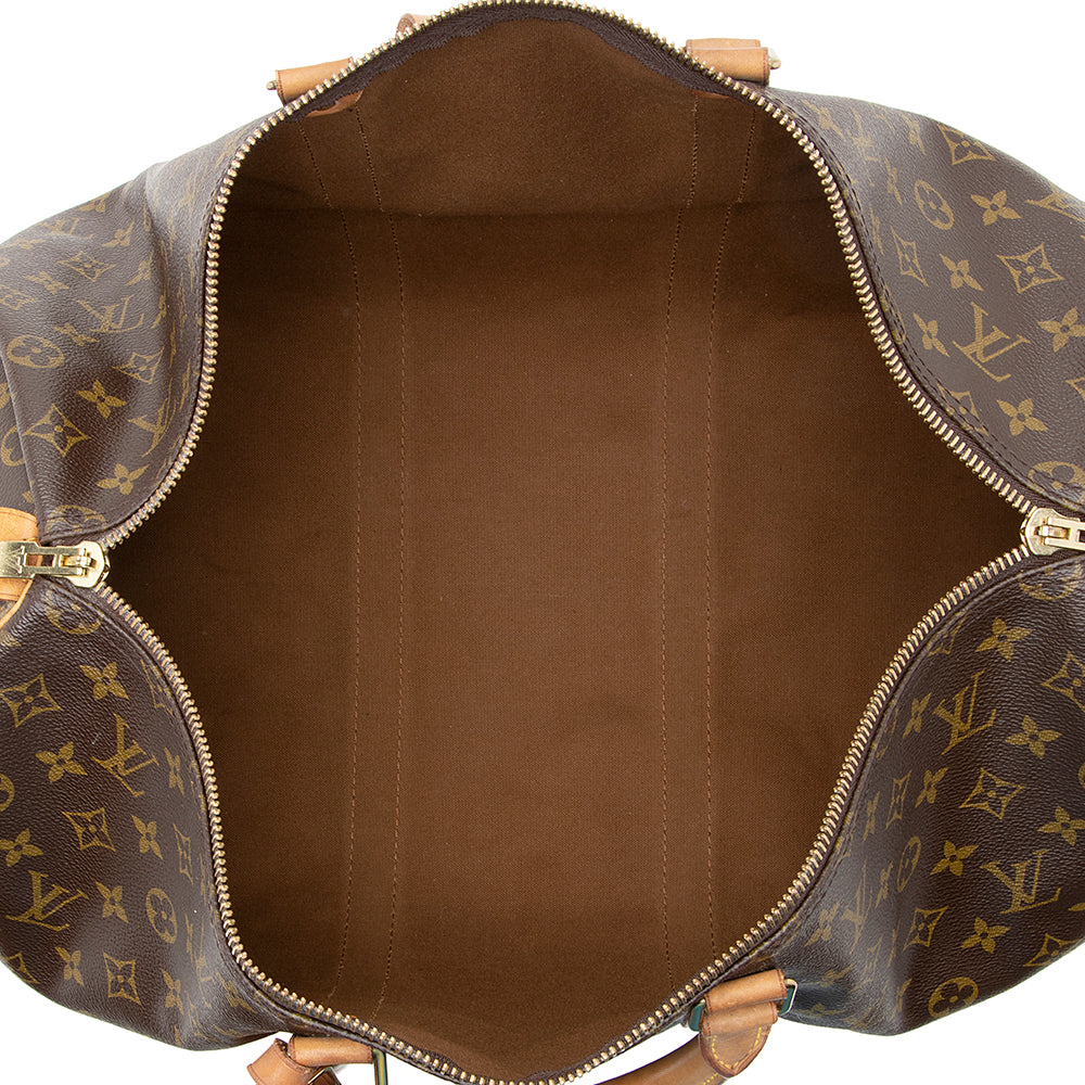Louis Vuitton Vintage Monogram Canvas Keepall 50 Duffel Bag (SHF-21935) - Barde - Image 7