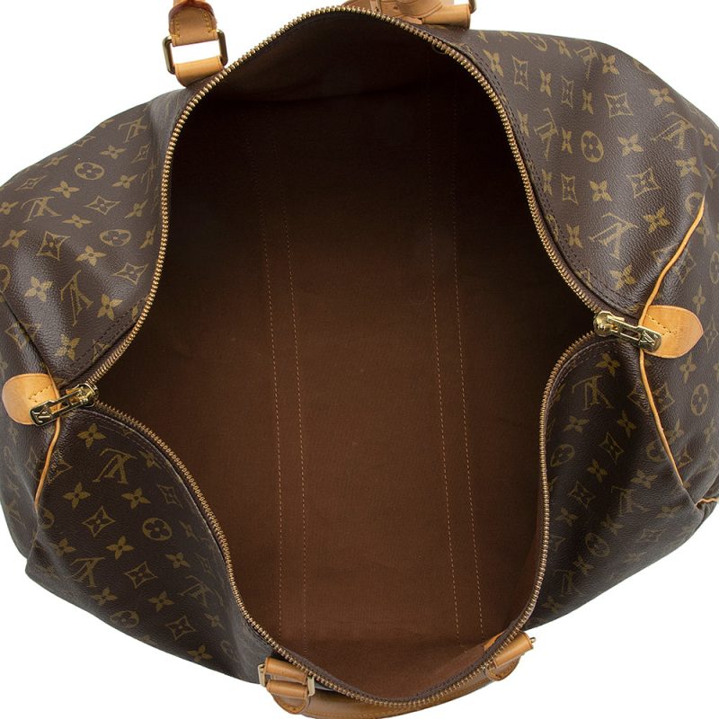 Louis Vuitton Vintage Monogram Canvas Keepall 55 Duffle Bag (SHF-21843) - Barde - Image 7