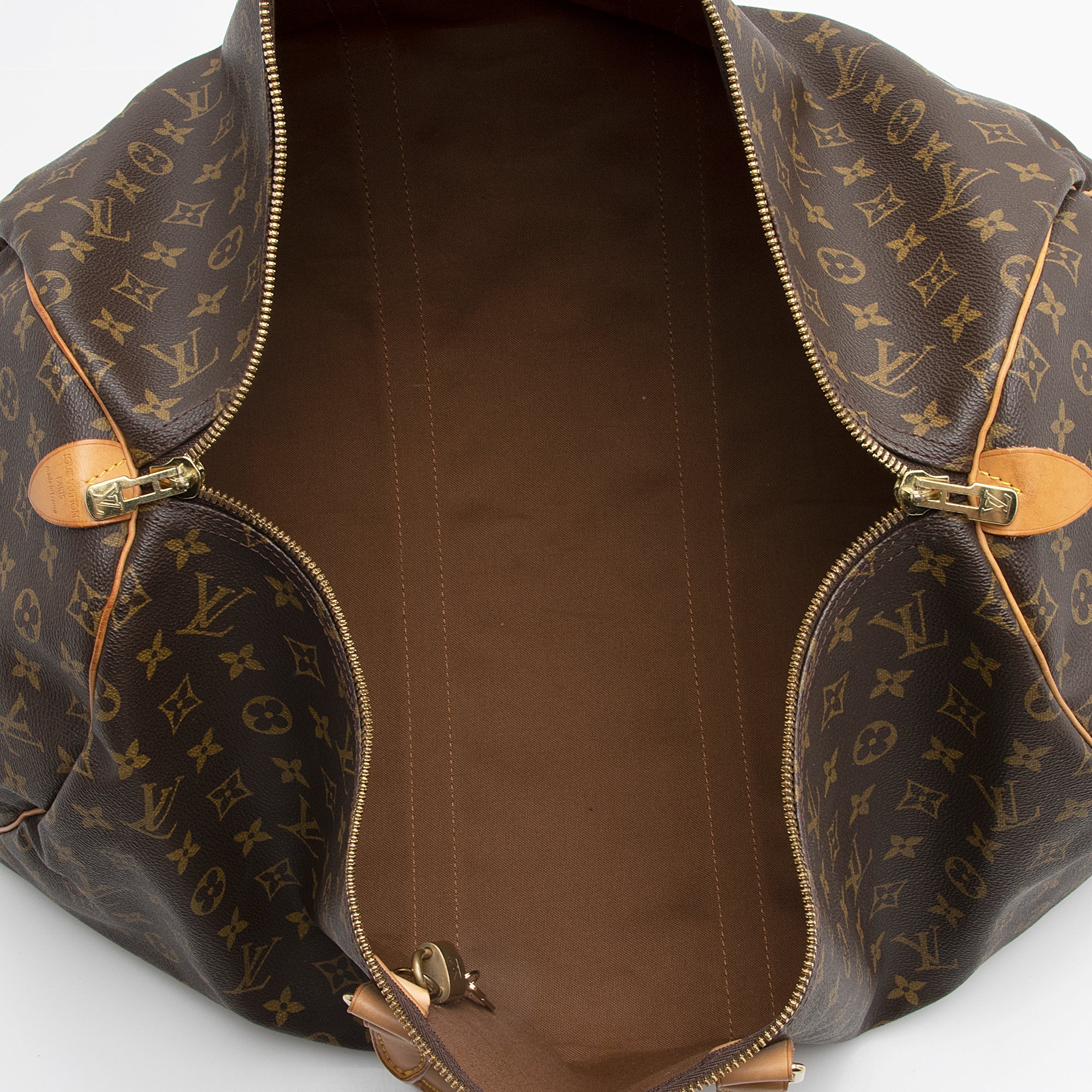 Louis Vuitton Vintage Monogram Canvas Keepall 55 Duffel Bag (SHF-22379) - Barde - Image 6