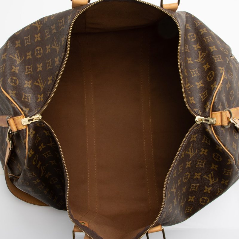 Louis Vuitton Vintage Monogram Canvas Keepall 60 Duffle Bag - FINAL SALE (SHF-23427) - Barde - Image 7