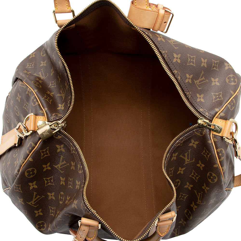 Louis Vuitton Vintage Monogram Canvas Keepall Bandouliere 50 Duffel Bag (SHF-21454) - Barde - Image 6