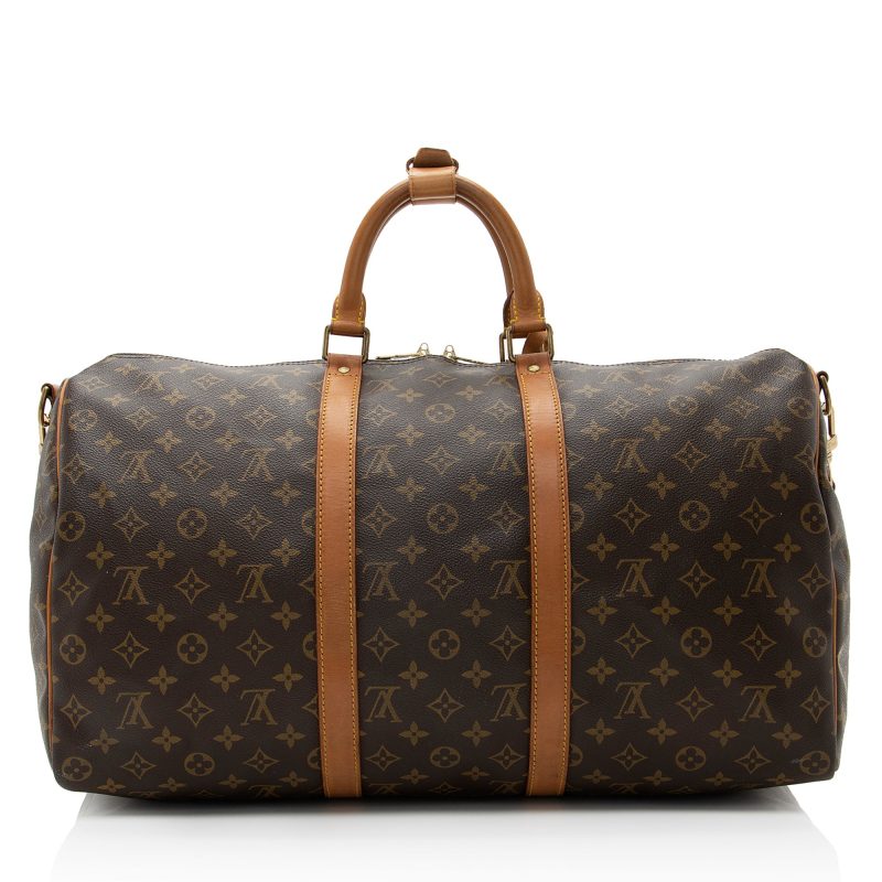 Louis Vuitton Vintage Monogram Canvas Keepall Bandouliere 50 Duffel Bag (SHF-22254) - Barde - Image 3