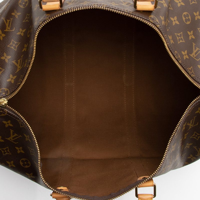 Louis Vuitton Vintage Monogram Canvas Keepall Bandouliere 50 Duffle Bag (SHF-22496) - Barde - Image 7
