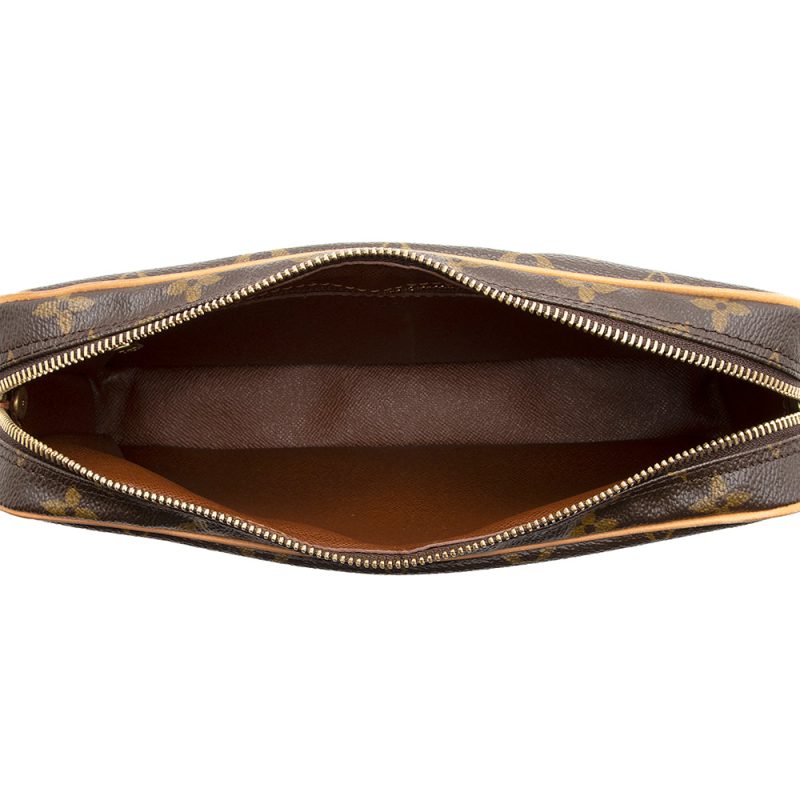 Louis Vuitton Vintage Monogram Canvas Marly Dragonne GM Clutch (SHF-21169) - Barde - Image 6