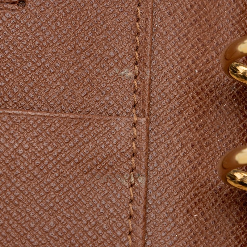 Louis Vuitton Vintage Monogram Canvas Medium Ring Agenda Cover (SHF-22929) - Barde - Image 9