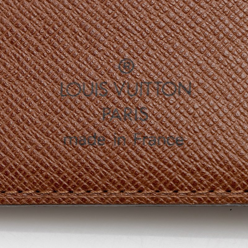 Louis Vuitton Vintage Monogram Canvas Medium Ring Agenda Cover (SHF-22929) - Barde - Image 6