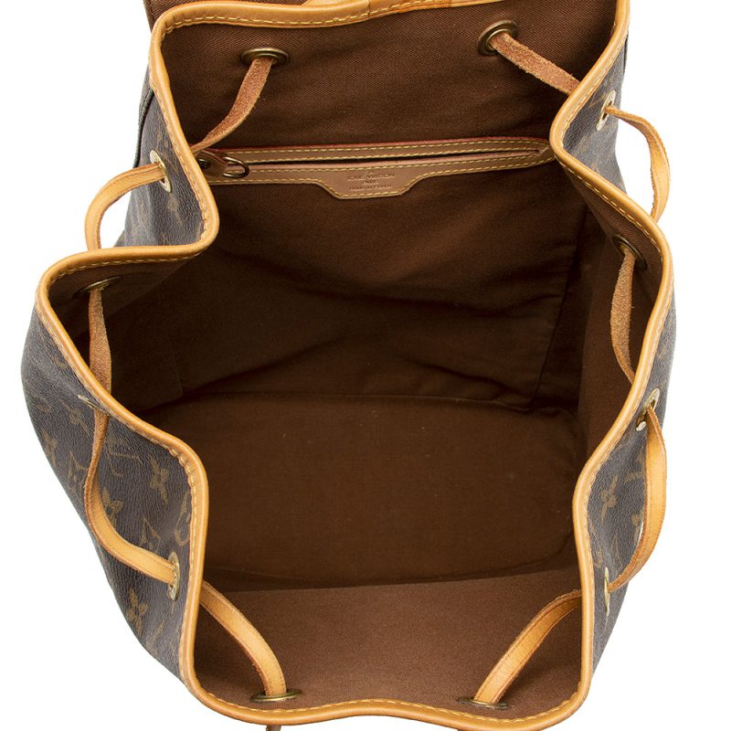 Louis Vuitton Vintage Monogram Canvas Montsouris GM Backpack (SHF-21389) - Barde - Image 7