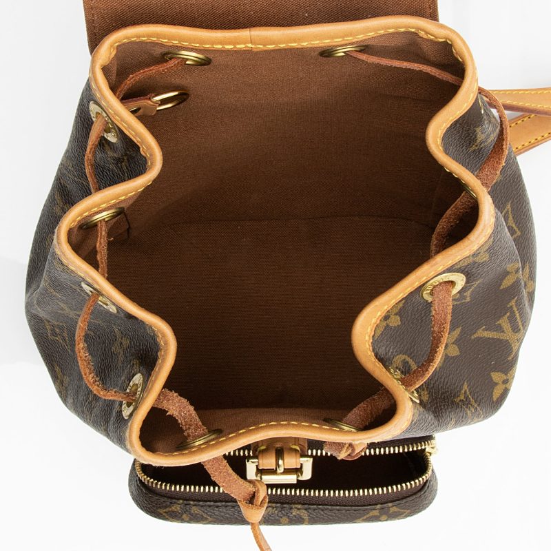 Louis Vuitton Vintage Monogram Canvas Montsouris PM Backpack (SHF-23758) - Barde - Image 7