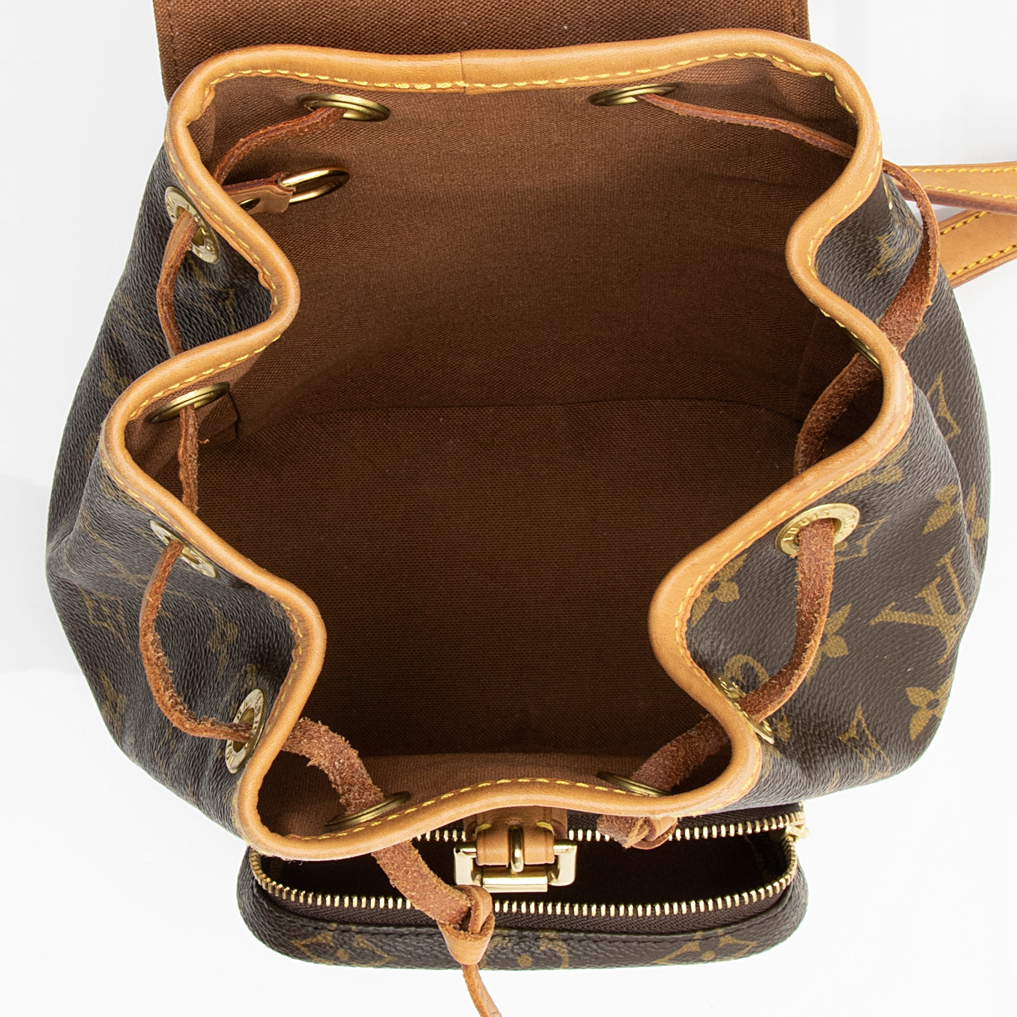 Louis Vuitton Vintage Monogram Canvas Montsouris PM Backpack (SHF-23758) - Barde - Image 7