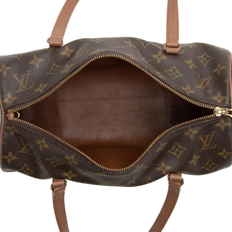 Louis Vuitton Vintage Monogram Canvas Papillon 30 Satchel (SHF-22747) - Barde - Image 7